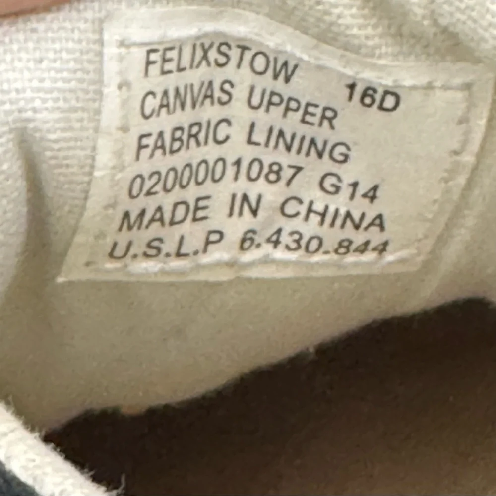 Polo Ralph Lauren Black Canvas Low‎ Top Sneakers Men’s Size 16D Casual Shoes